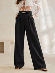 Women's Modern Stylish Simple Wide-Leg Suit Pants