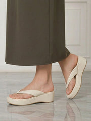 Women's Open Toe Platform High-Heeled Flip-Flops